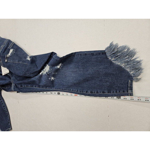 Judy Blue Skinny Fit Jeans Women's Size 24w Mid Rise Stretch Distressed Raw Hem - Picture 5 of 7